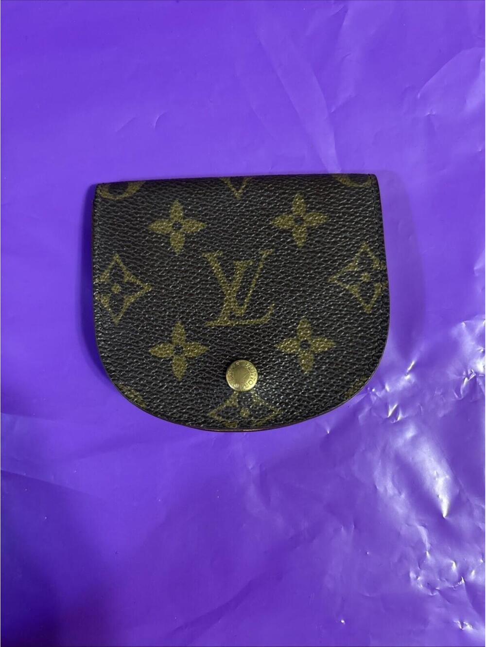 Auth Louis‎ Vuitton Monogram Porte Monnaie Gousset Coin Purse Wallet M61970 PVC